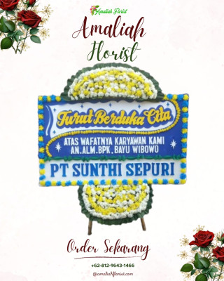 Papan Bunga Duka di Bilebante