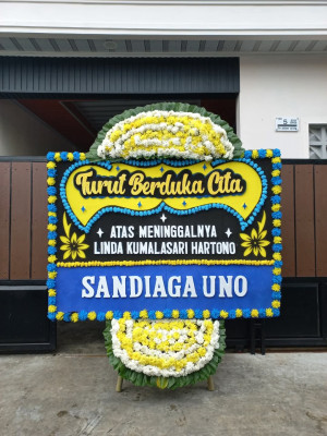 Papan Bunga Duka di Bilebante